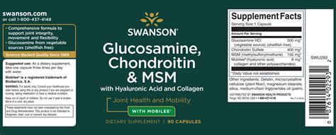 SWANSON EUROPE - VITAMINS AND SUPPLIMENTS