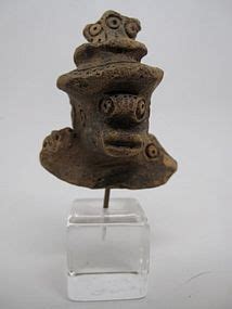 Taino Pre-Columbian Pottery Fragment Puerto Rico D0050l -- Antique ...