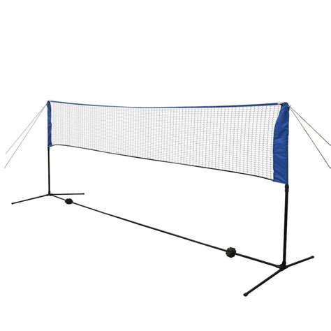 Badminton Net Set With Shuttlecocks 300x155 Cm Badminton Net