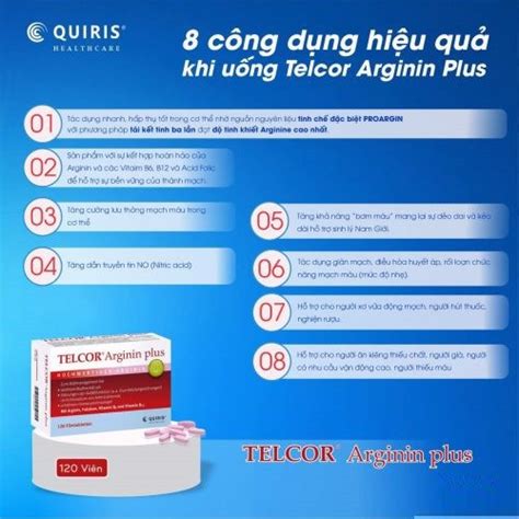 Viên uống bổ sung Arginine bảo vệ thành mạch máu Mua hàng trực tuyến