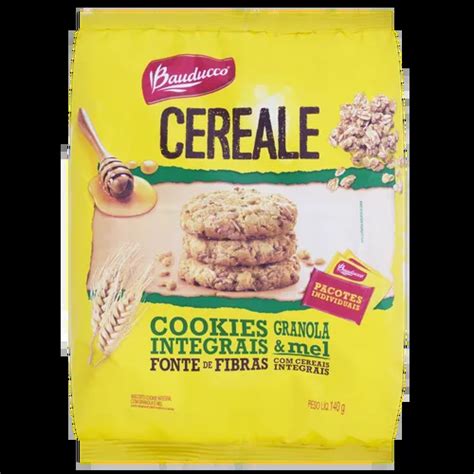 Biscoito Cookie Integral Granola Mel Bauducco Cereale Pacote G