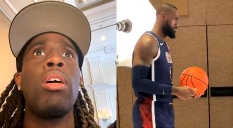 Video Famous Streamer Kai Cenat Left Speechless Watching Lebron James