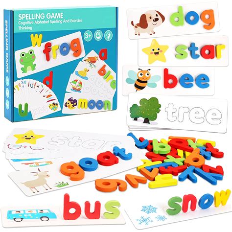 Buy See And Spell Learning Toys Alphabet Words Flash Cards Matching