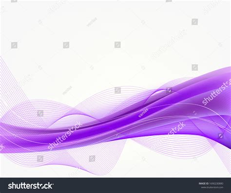 Abstract Decor Wave Vector Background Illustration Stock Vector