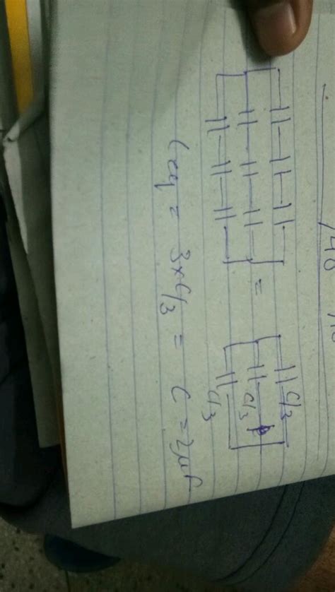 Each Of The Capacitors Shown In Figure Has A Capacitance Of Auf The