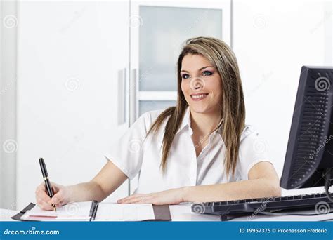 Secretary Stock Image Image Of Business Indoor Woman 19957375