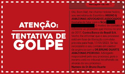 Alerta De Golpe Falsa A Mensagem De Whatsapp Atribu Da Ao Escrit Rio