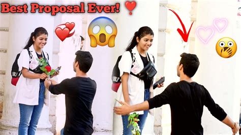 Best Proposal Ever Best Compilation Love Proposal Prank On Cute Girl Ram Pranky Youtube