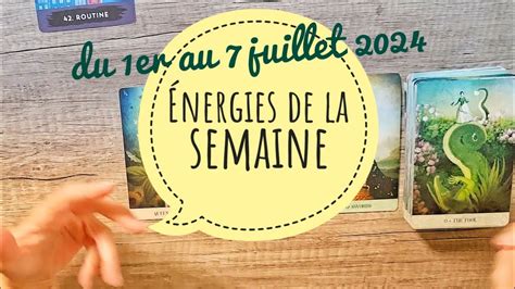 Énergies de la semaine du 1er au 7 juillet 2024Guidance générale et