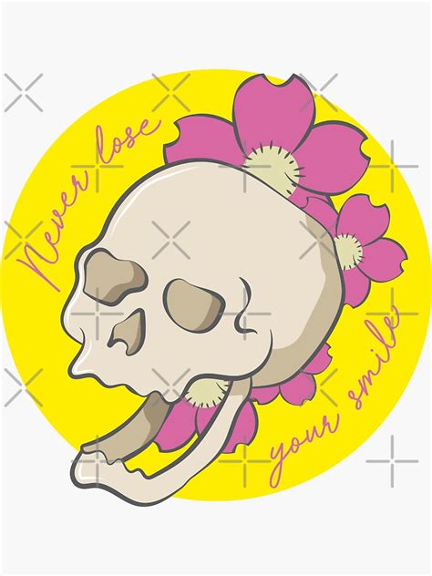 "Never lose your smile" Sticker for Sale by neycdesign | Redbubble