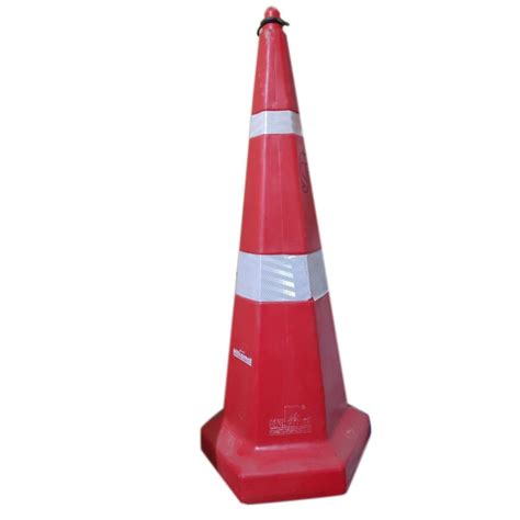 Red Nilkamal Pvc Reflective Cone For Road Safety At Rs In Ahmedabad