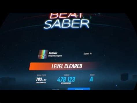 Beat Saber Believer Imagine Dragons Expert Youtube