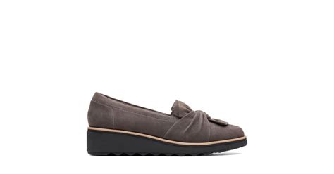 Sharon Dasher Grey Suede Womens Shoes Clarks® Shoes Official Site