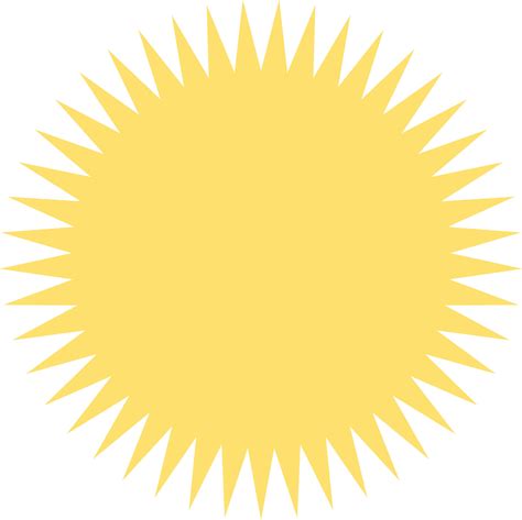 Bright yellow sun sticker 16914800 Vector Art at Vecteezy