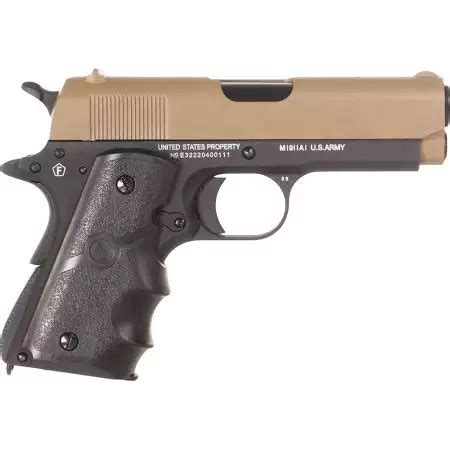 Pistolet Colt Defender Gaz Gbb Cybergun Bi Ton Tan