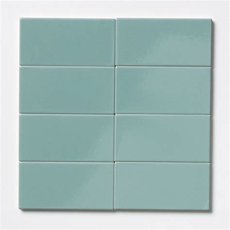 Witty Green Glossy Subway Ceramic Tile 3×6 Country Floors Of America Llc