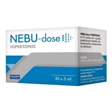 Nebu Dose roztwór hipertoniczny do inhalacji 30 ampułek po 5 ml