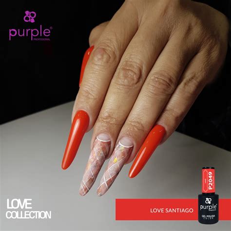 Smalto Semipermanente P Love Santiago Purple Professional Italia