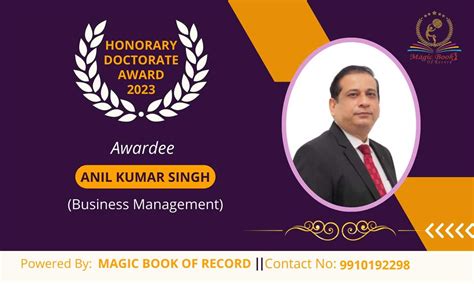 Dr Anil Kumar Singh Business Leader Developer Maharashtra