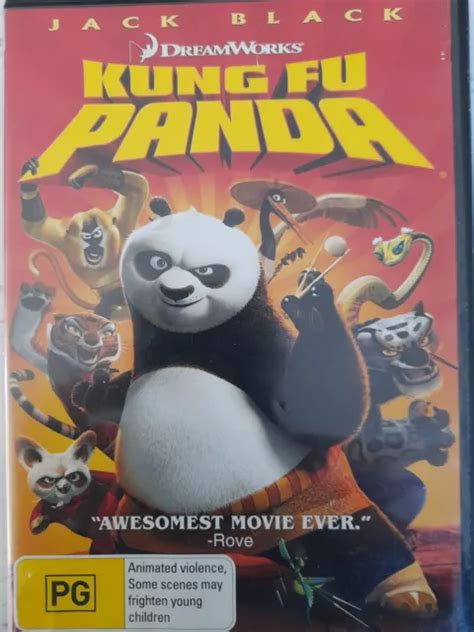 KUNG FU PANDA DVD 2008 Dreamworks Wide Screen Jack Black 88 Min