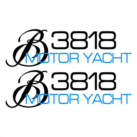 Bayliner Boats 3818 Motor Yacht Decal Discontinued Decals