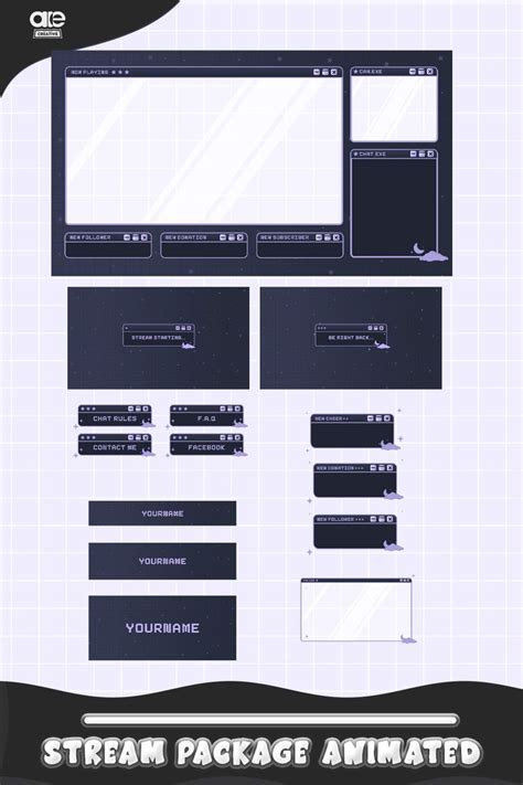 Twitch Overlay 70s Twitch Overlay 8bit Windows 95 Twitch Overlay