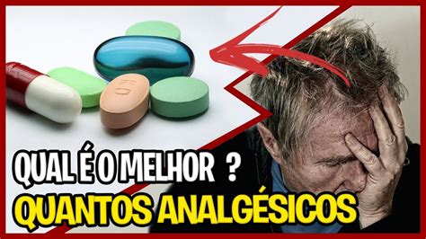 Quais são os tipos de analgésicos mais comuns e suas vias de absorção