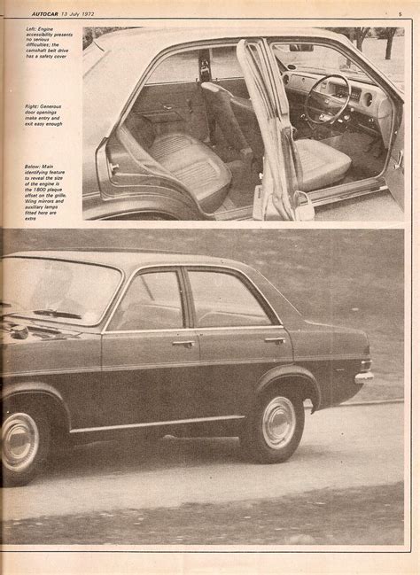 Vauxhall Viva 1800 SL Road Test 1972 2 HXD18K Untaxed Flickr