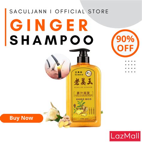 King Of Ginger Hair Shampoo Fast Regrowth Hair Thick Anti Hair Loss Anti Dandruff Anti Itching