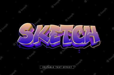 Premium Vector | Editable 3D Graffiti Lettering Text Effect