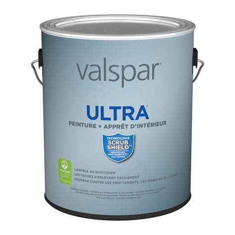 Peinture et apprêt Valspar Ultra base C satin à teinter contenu réel