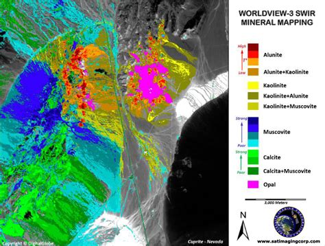 Mineral Mapping Mining Geological Mapping Satellite Imaging Corp