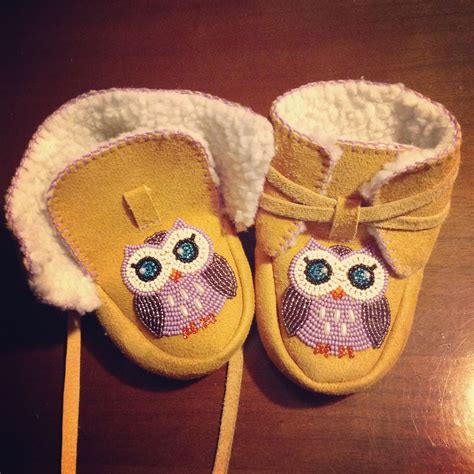 I Made These Baby Booties For My Baby They Re Made Out Of Deer Hide