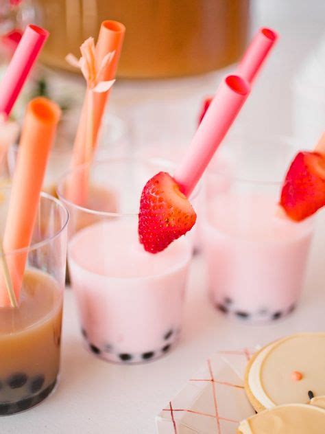 20 Best Boba Party Images Milk Tea Baby Shower Themes Party