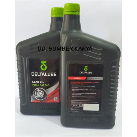 Jual Deltalube Gear Oil 790 Sae 140 1 Liter Original Shopee