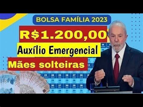 R 1 200 00 NA CONTA Auxilio Emergencial Mães solteiras 1 Parcela HOJE