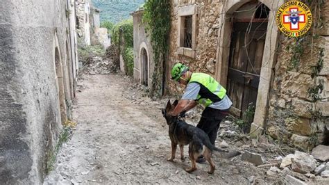 Sant Eusanio Forconese AQ così si addestrano le unità cinofile del