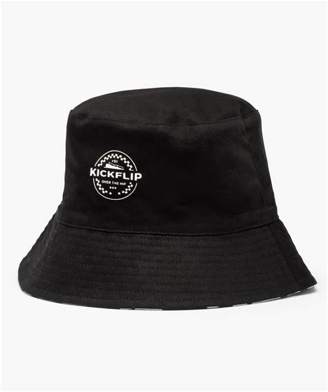 Chapeau Enfant Forme Bob R Versible Noir Gemo