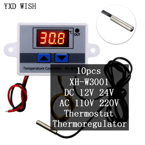 Pcs Xh W Temperature Controller V V Vac Thermostat