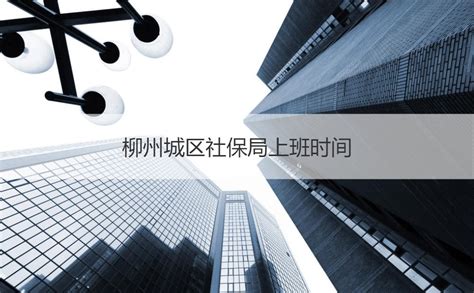 柳州城区社保局上班时间 柳州市人社局职能【桂聘】