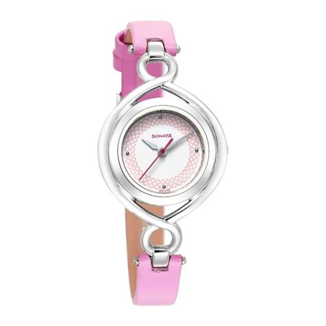 Buy Sonata Alloys 8163sl01 Pink Dial Analog Watch For Women Online