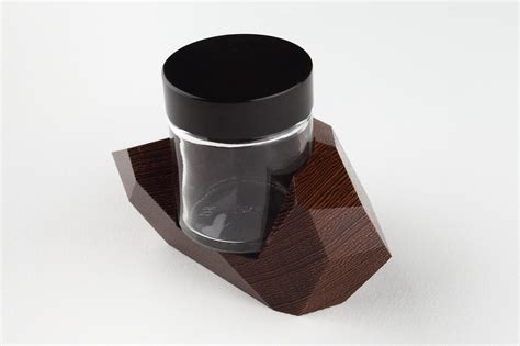 Dinky Dip Ink Holder Made Of Solid Pear Wood PISZ Custom Handmade