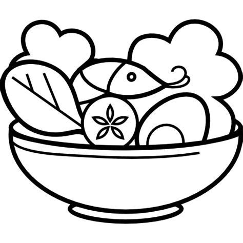 Salad Free Icon