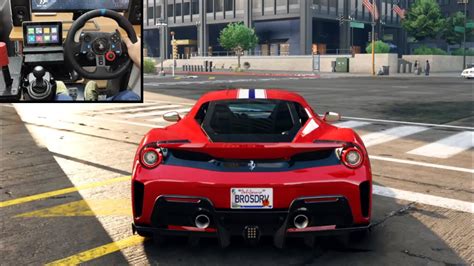 NFS Unbound Ferrari 488 Pista Logitech G29 Gameplay YouTube