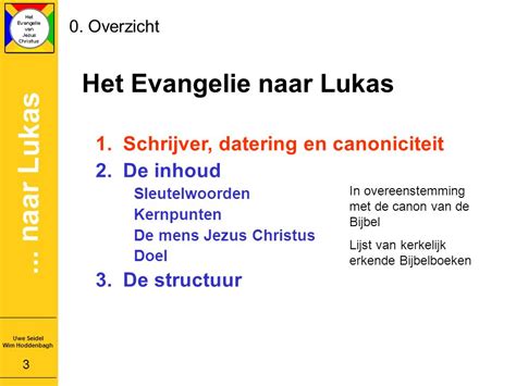 Het Evangelie Naar Lukas Het Evangelie Van Jezus Christus Ppt