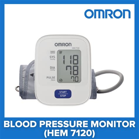 OMRON Automatic Blood Pressure BP Monitor HEM 7120 Shopee Singapore