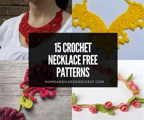 Crochet Necklace Free Patterns And Instructions With Pictures