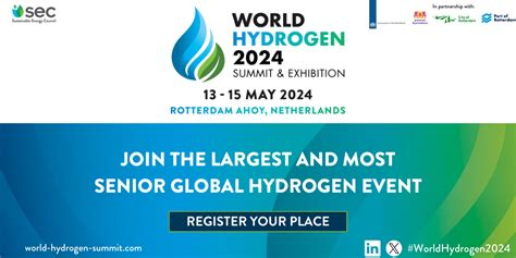 World Hydrogen 2024 Summit And Exhibition May 13 15 2024 Rotterdam