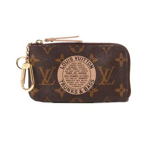 LOUIS VUITTON Monogram Complice Trunks And Bags Key Pouch Beige