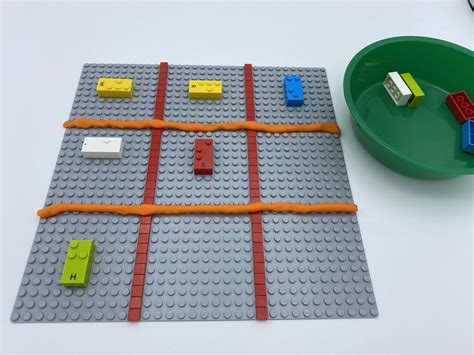 Tic Tac Toe Lego Braille Bricks